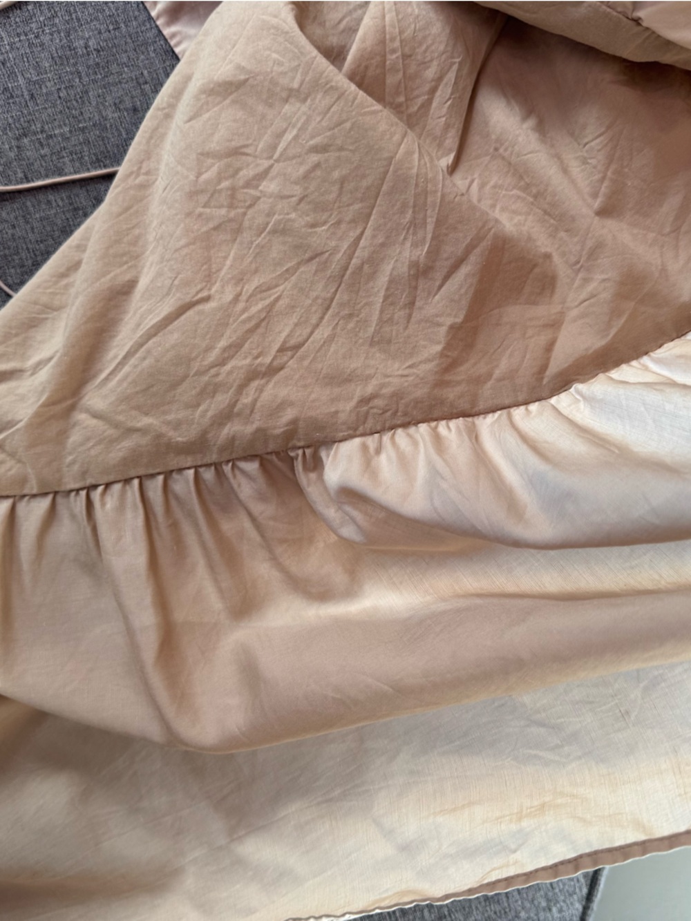 L'Academie Kiyama Tiered Maxi Dress in Tan Size Small - Picture 8 of 8